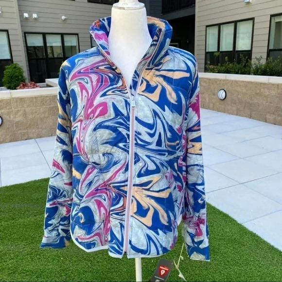 NWT Free People Printed Pippa Packable Puffer Jacket FP Movement Small - Picture 13 of 13